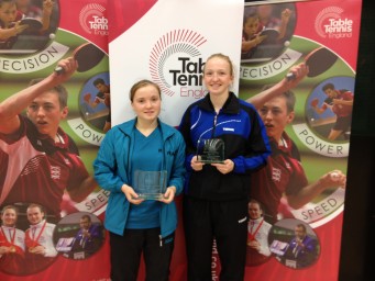 Winner - Lois Peake (left), Runner-up - Emily Bolton (right)