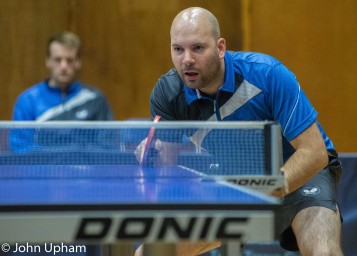 Craig Bryant served superbly to win his two matches