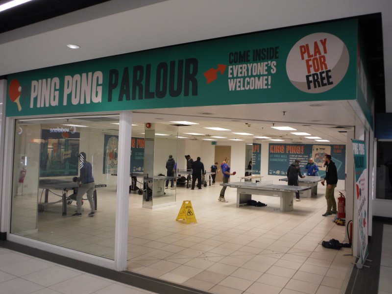 Hammersmith Ping Pong Parlour a great success! Table Tennis England