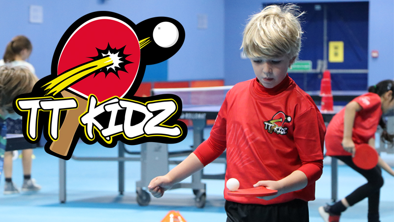 The first TT Kidz session at St Neots Table Tennis Club